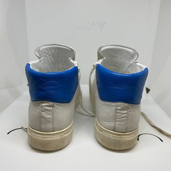 Balenciaga Arena Highs - Blanc / Bleu  Men's Sneakers - Picture 7 of 14
